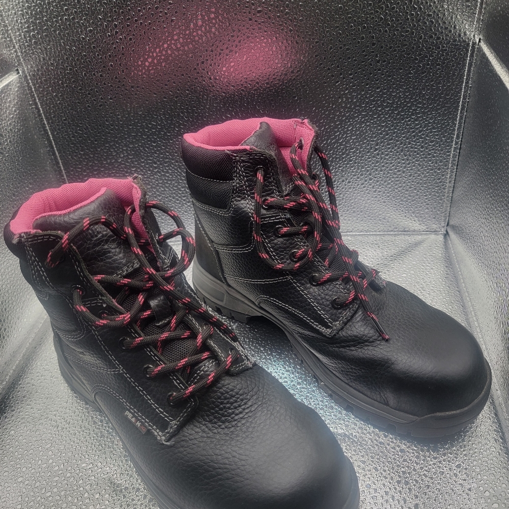 Women's WOLVERINE PIPER Waterproof Composite-Toe 6" Work Boot Size 8.5 Pre Owned